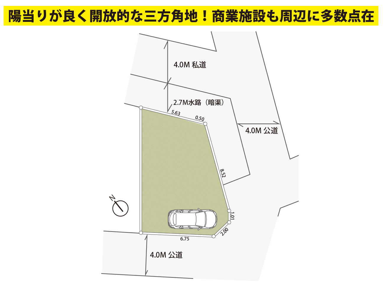 草加市北谷3丁目_区画図