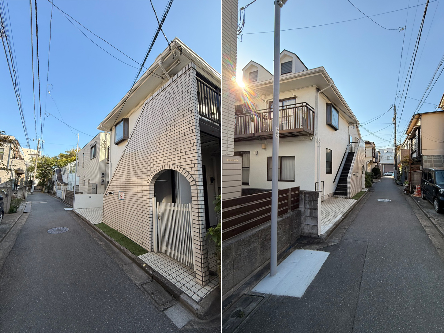 板橋区富士見町_前面道路(2025年12月撮影)