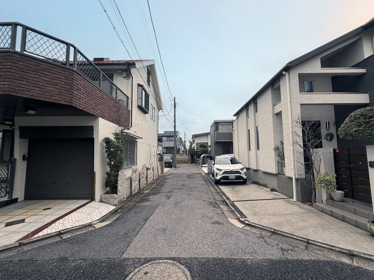 練馬区大泉学園町7丁目_前面道路(2025年12月撮影)