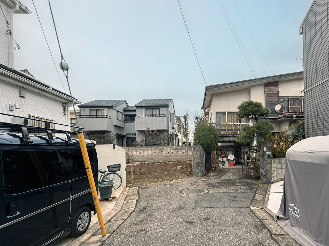 練馬区大泉学園町7丁目_前面道路(2025年12月撮影)