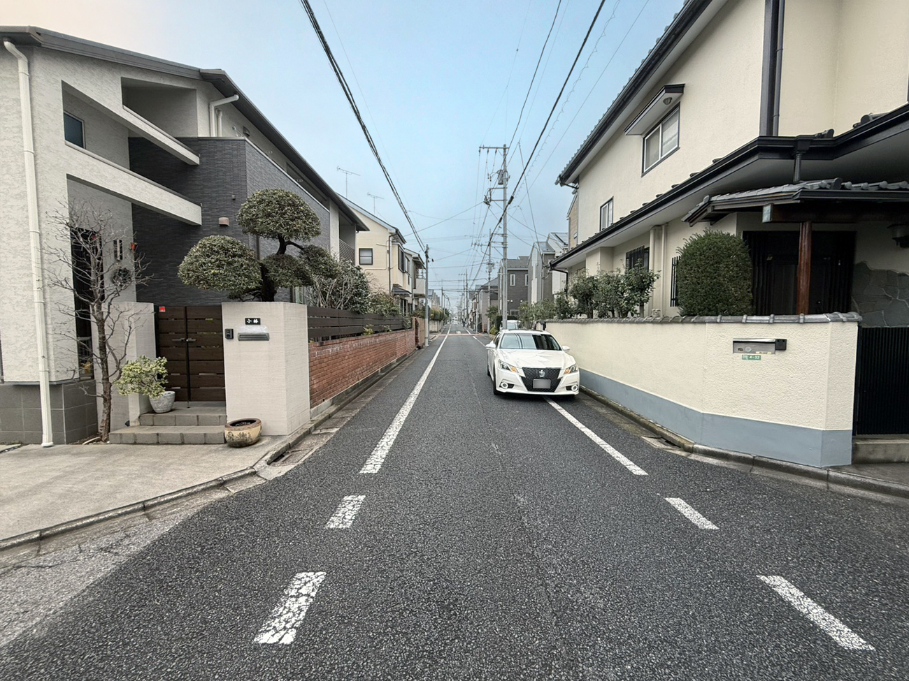 練馬区大泉学園町7丁目_前面道路(2025年12月撮影)