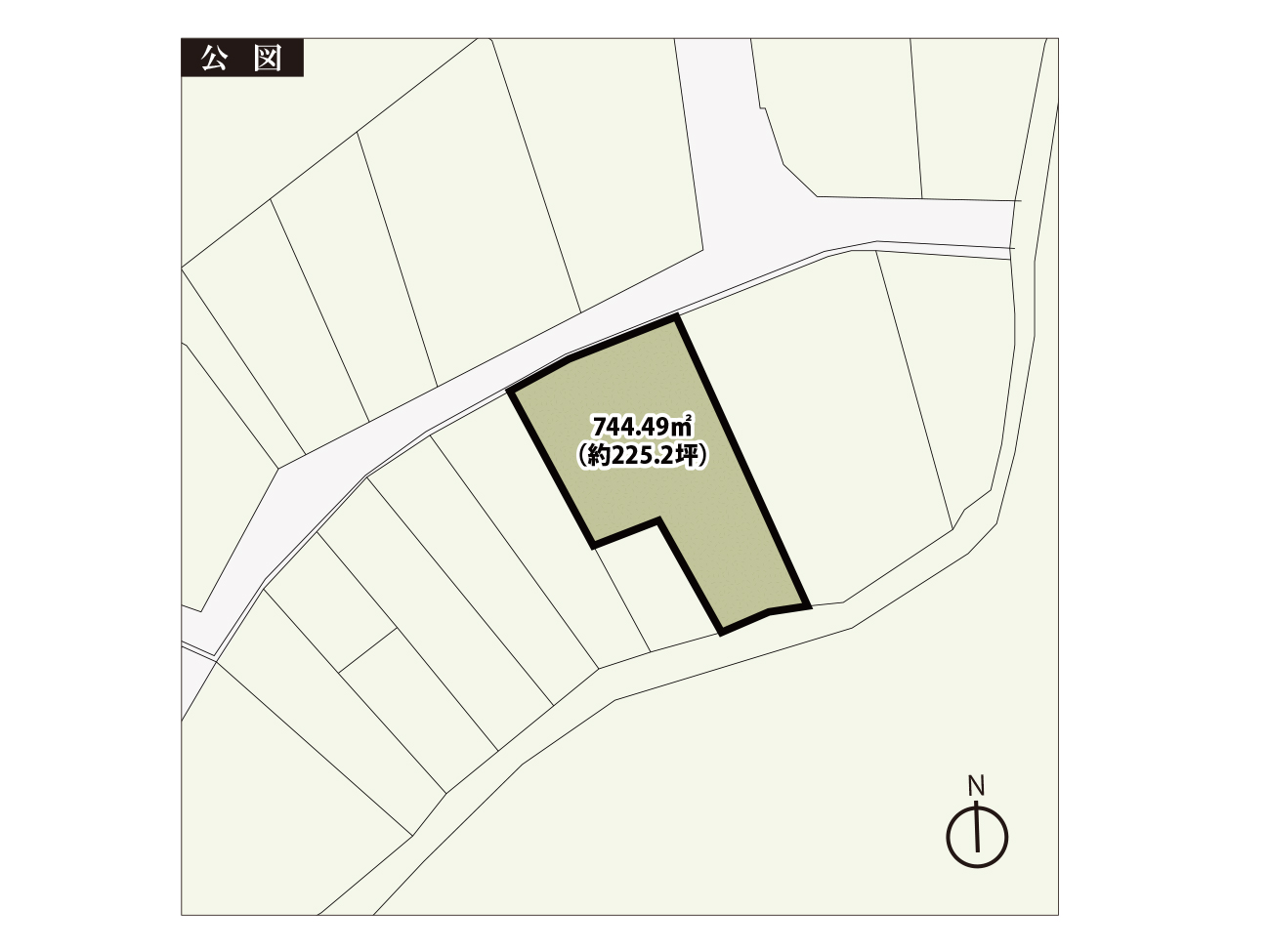 秋田県由利本荘市矢島町_公図
