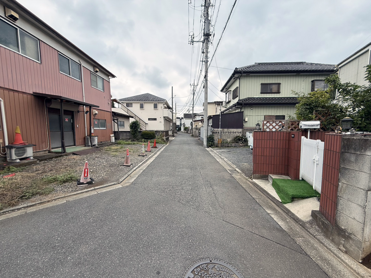 富士見市渡戸3丁目_南側道路(令和8年8月撮影)