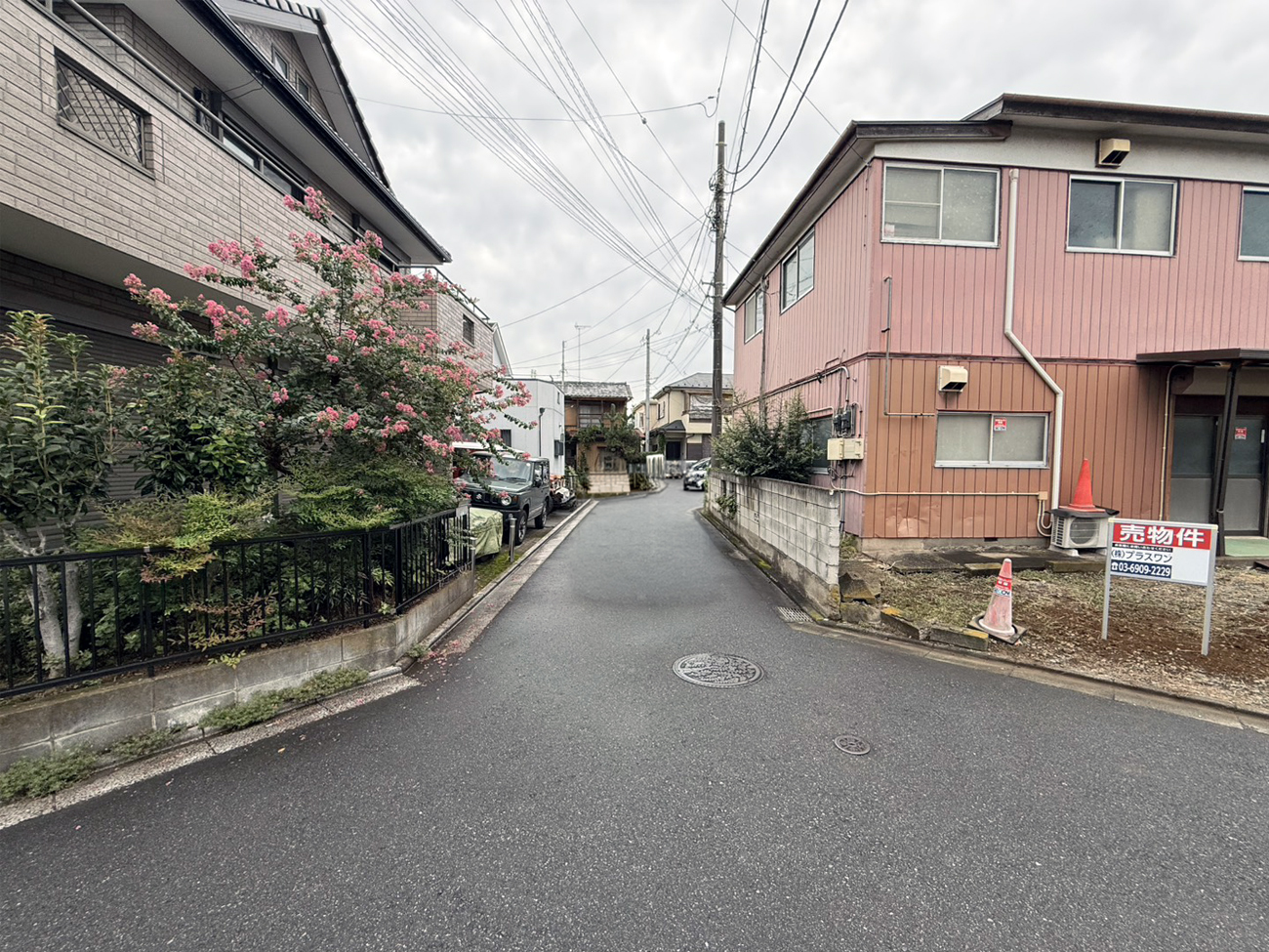 富士見市渡戸3丁目_西側道路(令和8年9月撮影)