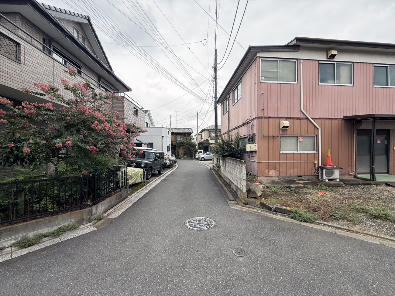 富士見市渡戸3丁目_西側道路(令和8年8月撮影)